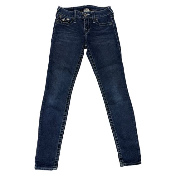 True Religion leggings Women's size 26 flap pocket - Picture 1 of 6